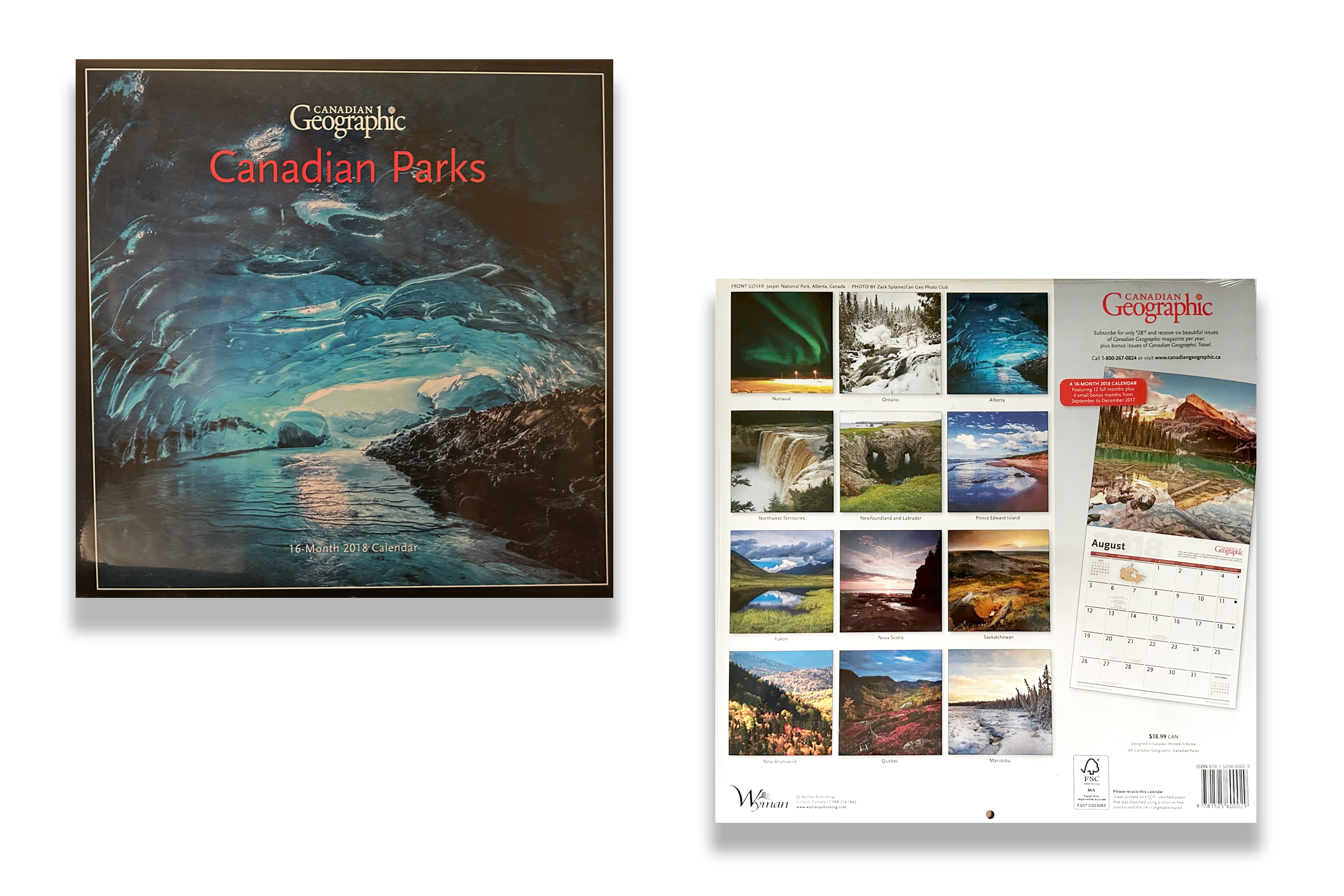 Canadian Geographic 2018 Calendar