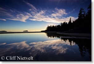 MacKenzie Beach at sunset