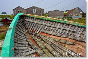 Abandoned Fishing Boat, Peggy's Cove, Nova Scotia